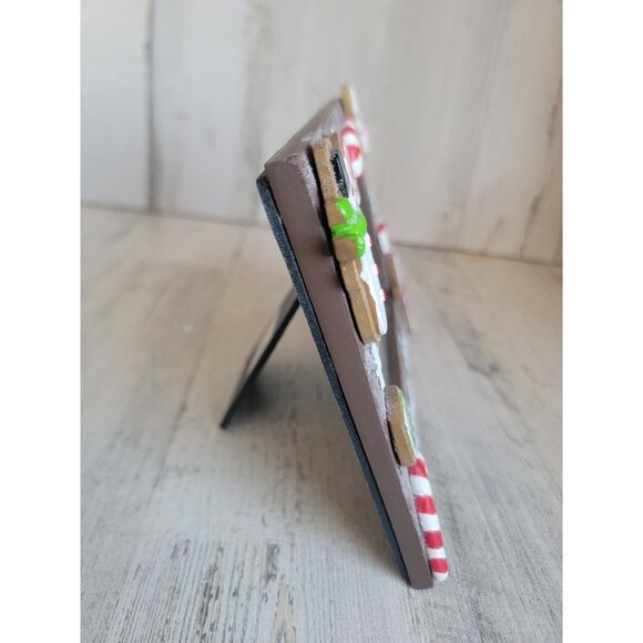 Gingerbread Sweetest thing 4x6 photo frame Xmas home decor - Picture 4 of 5